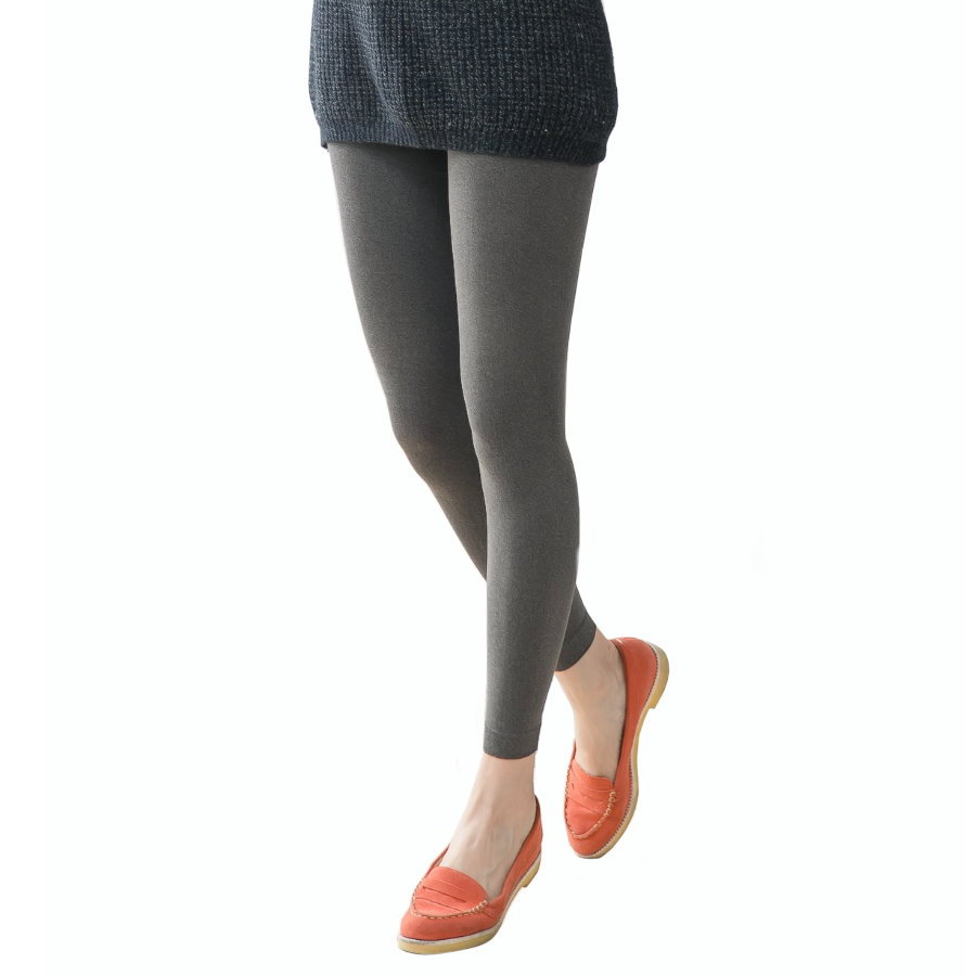 Microfiber Opaque Two-Tone Legging, 90D